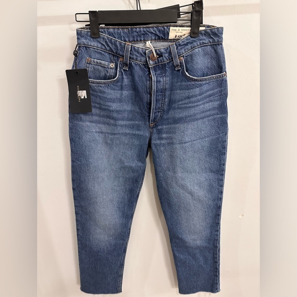 Rag & Bone Nina High Rise Ankle Cigarette Monty Jeans Size 26 New With Tags